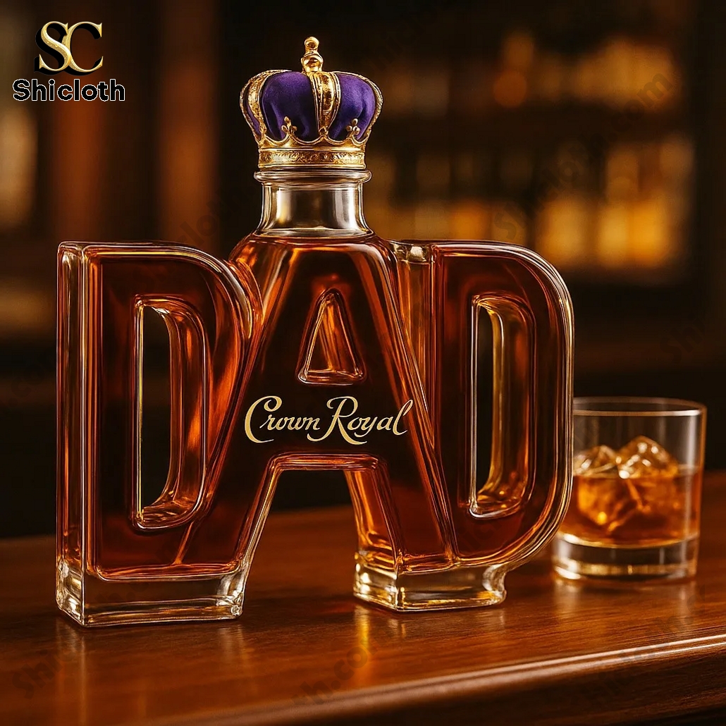 DAD Father's Day Whiskey Bottle