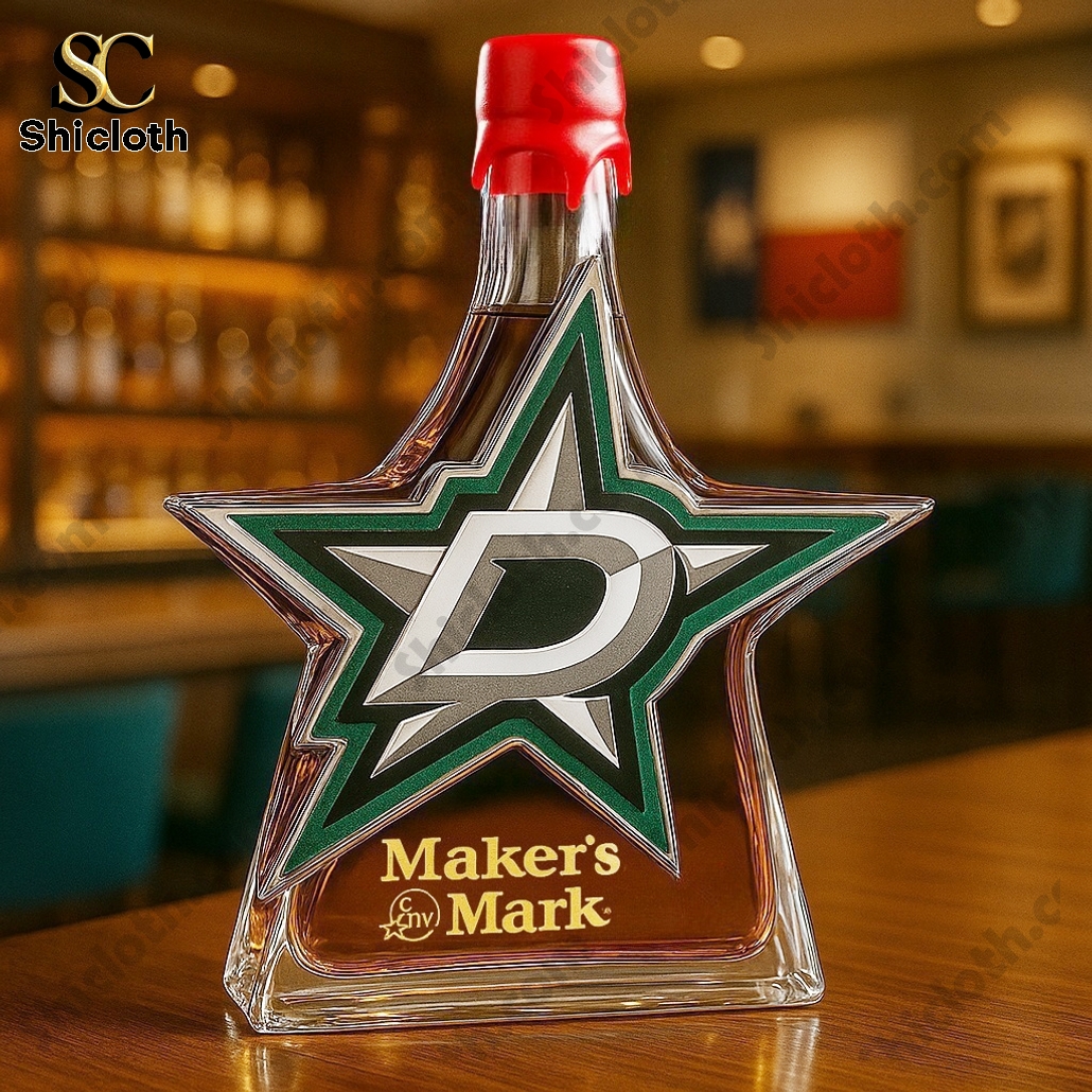 Dallas Stars Crown Royal Whiskey Bottle 5 Dallas Stars Crown Royal Whiskey Bottle - Image 5