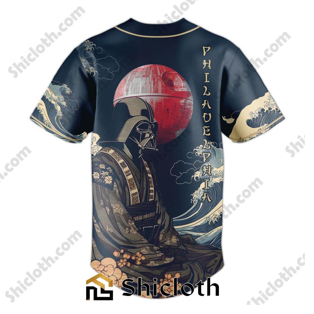 Darth Vader Japan MLB Philadelphia Phillies Baseball Jersey and Hoodie 3 Darth Vader Japan MLB Philadelphia Phillies Baseball Jersey and Hoodie - Image 3