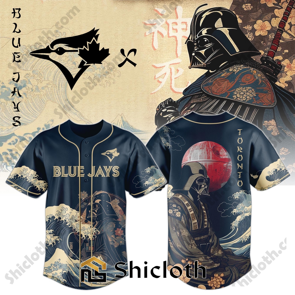 Darth Vader Japan MLB Toronto Blue Jays Baseball Jersey and Hoodie