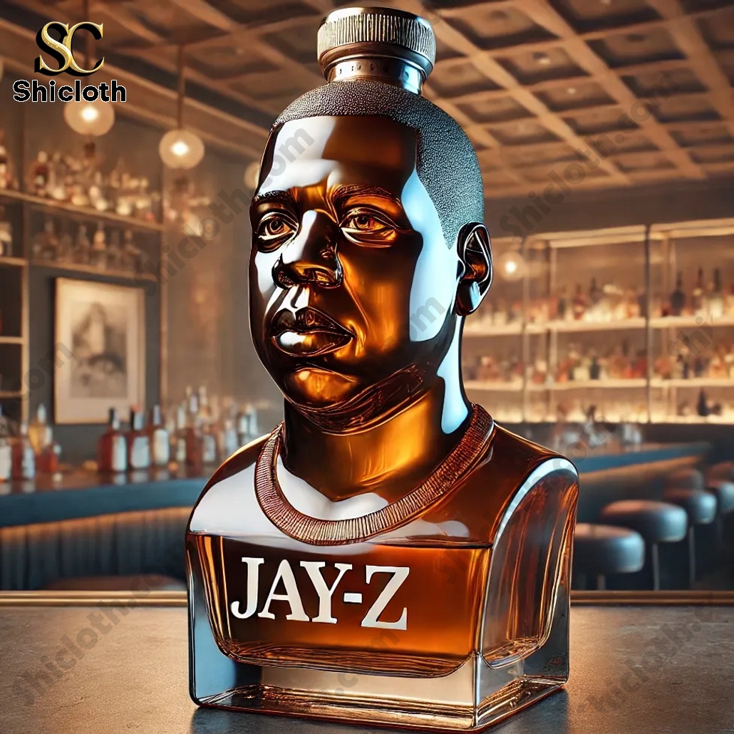 Famous Rapper Jay-Z Whiskey Bottle
