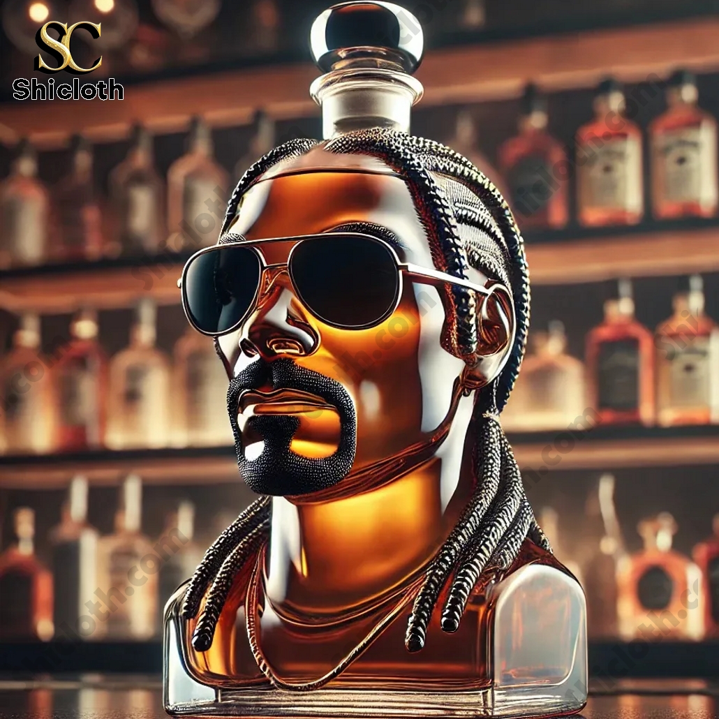 Famous Rapper Snoop Dogg Whiskey Bottle