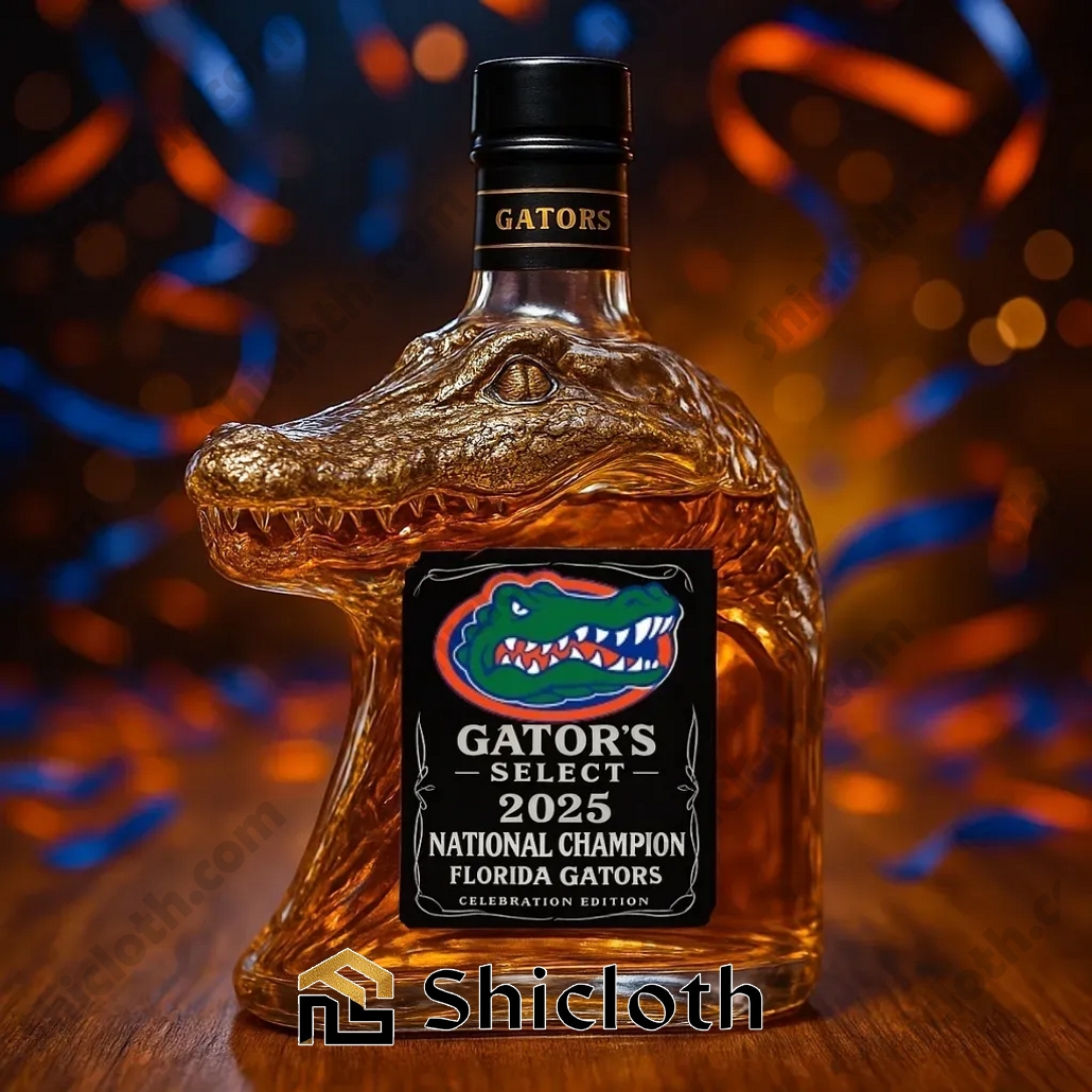 Florida Gators Whiskey Bottle