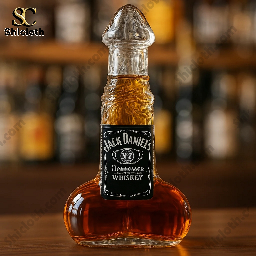 Funny Dick Crown Royal Whiskey Bottle