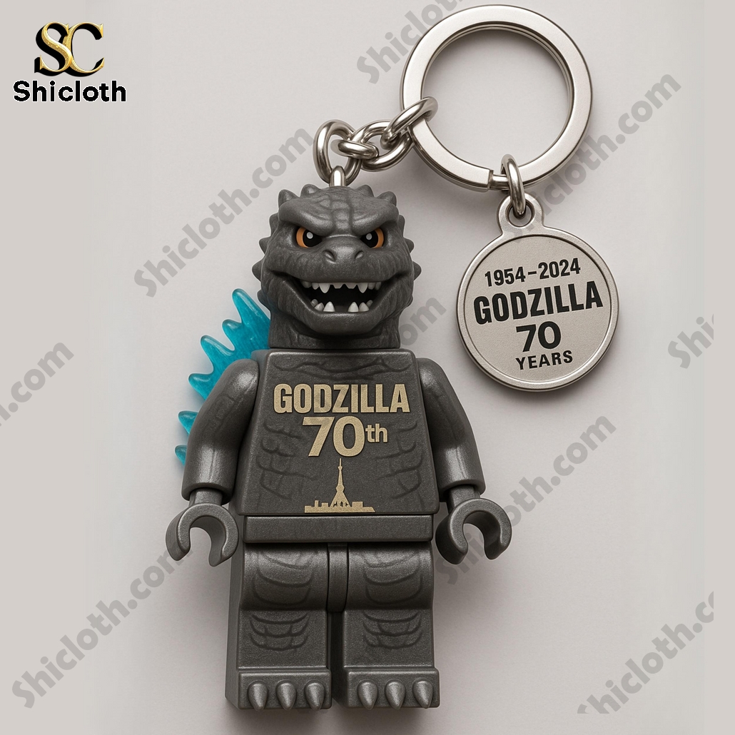 Godzilla 70th Anniversary Keychain Keyring