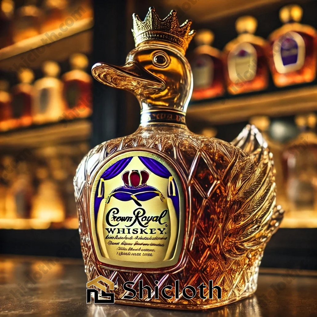 Golden Duck Whiskey Bottle