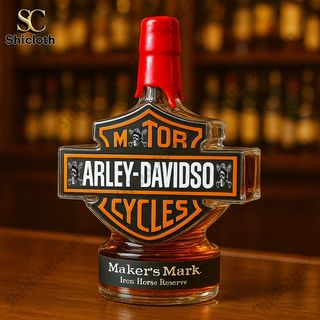 Harley Davidson Logo Whiskey Bottle 4 Harley Davidson Logo Whiskey Bottle - Image 4
