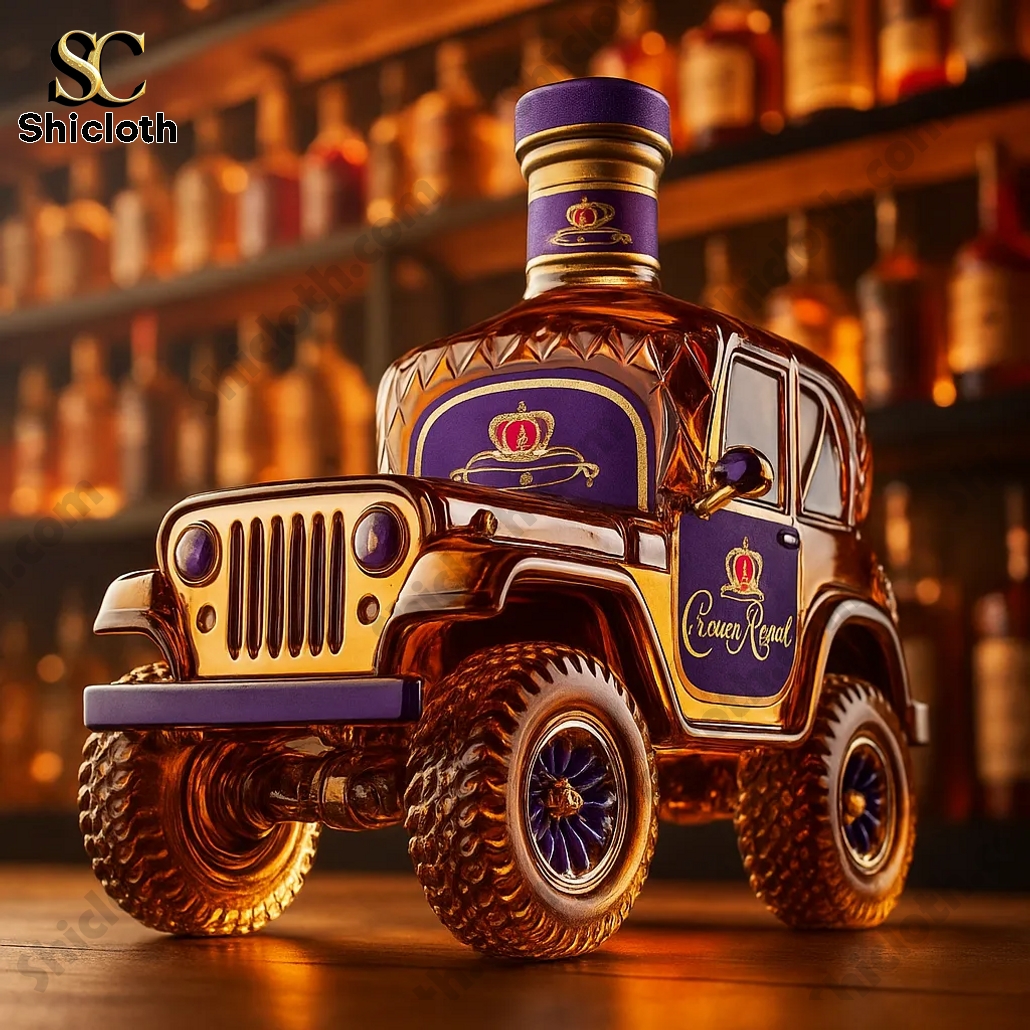 Jeep Crown Royal Whiskey Bottle