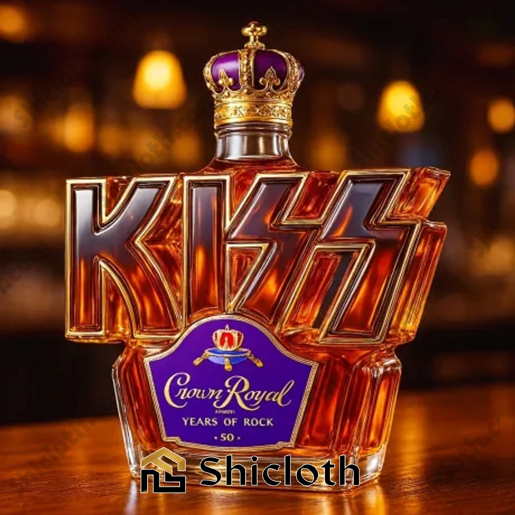 KISS 50th Anniversary Whiskey Bottle