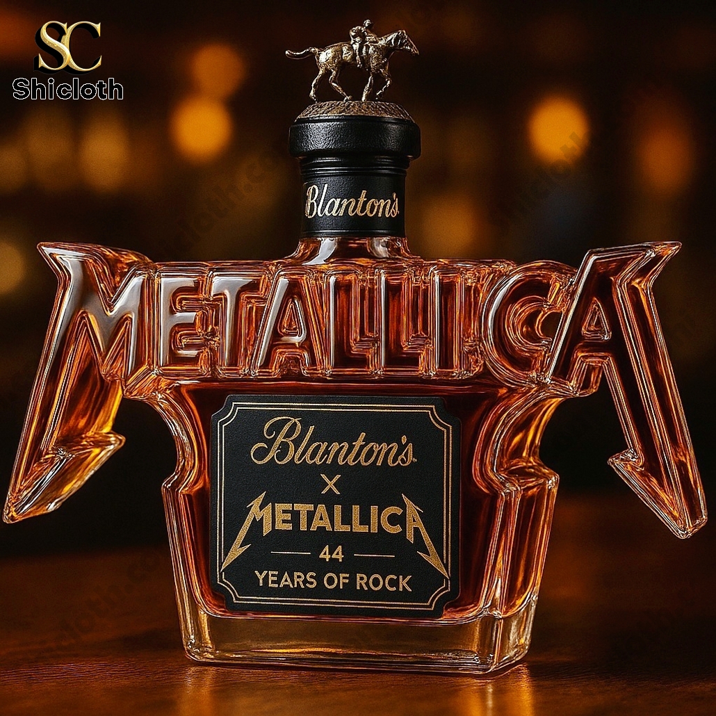 Metallica 44 Years Of Rock Crown Royal Whiskey Bottle 3 Metallica 44 Years Of Rock Crown Royal Whiskey Bottle - Image 3