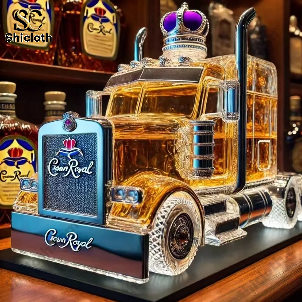 LIMITED Semi Truck Crown Royal Whiskey Bottle