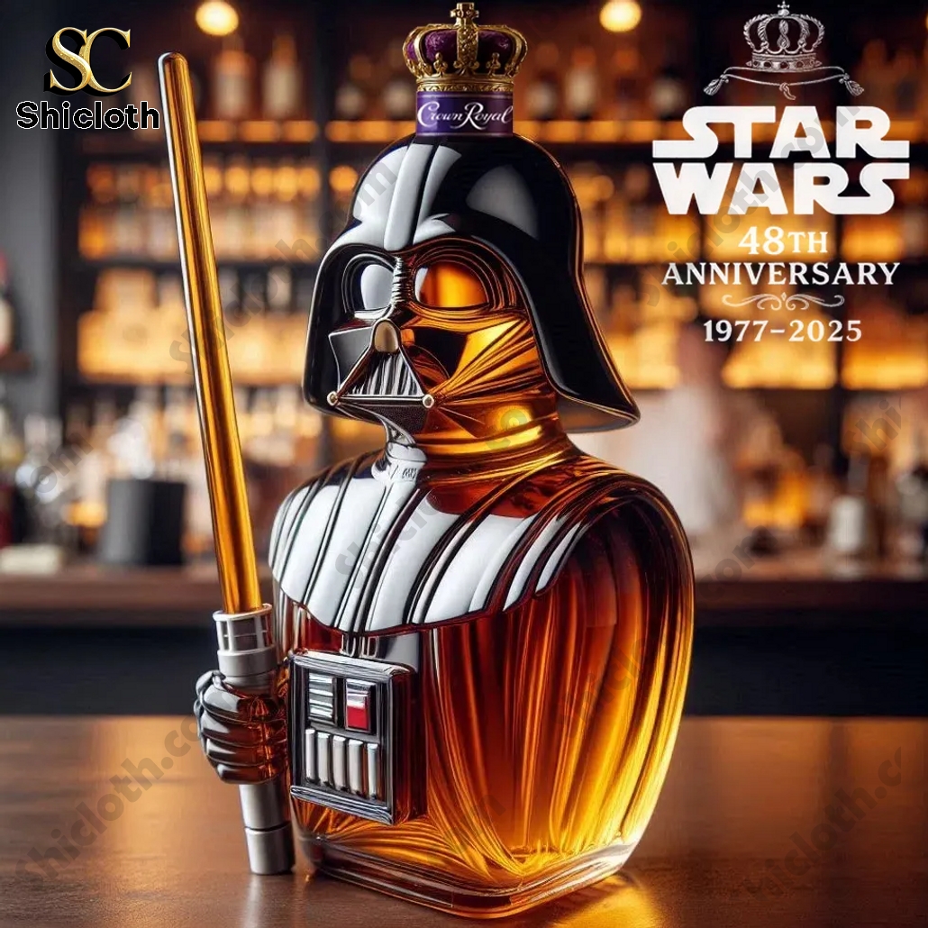 Star Wars 48th Anniversary Crown Royal Whiskey Bottle