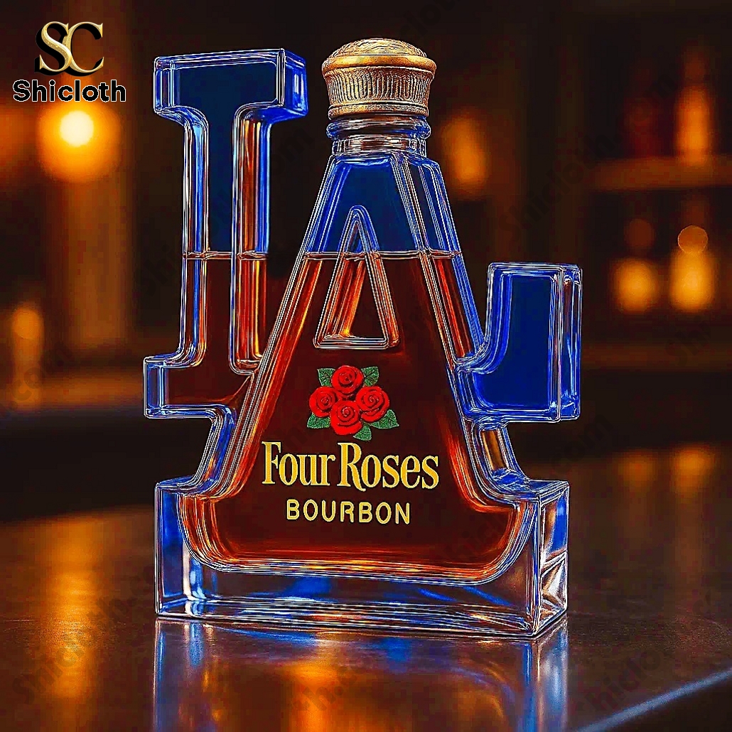 Los Angeles Dodgers Crown Royal Whiskey Bottle 4 Los Angeles Dodgers Crown Royal Whiskey Bottle - Image 4