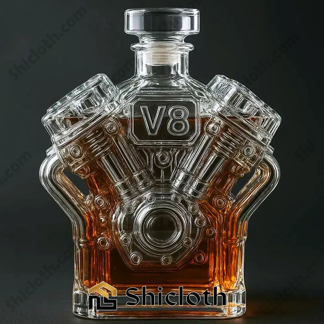 Mechanical Engine Soul Whiskey Bottle