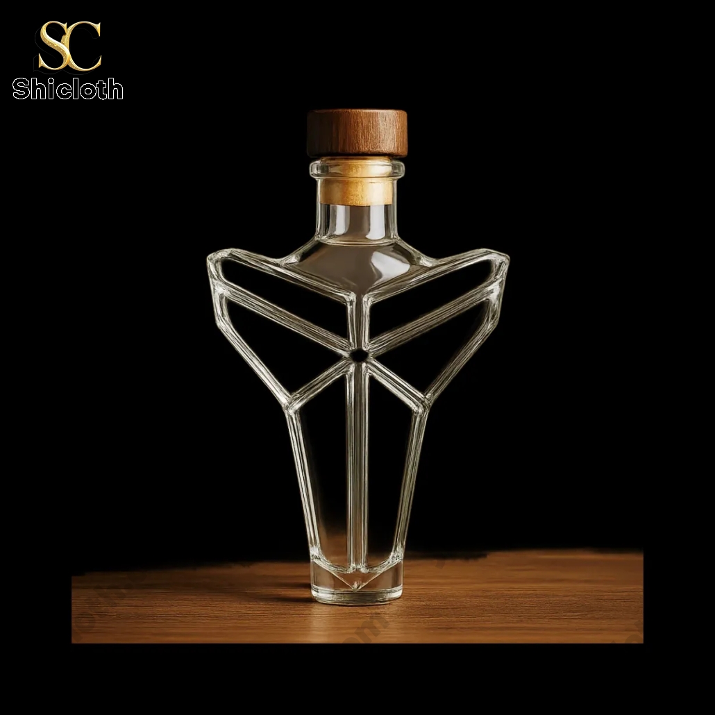 NBA Greatest Shooting Guard 21st Century Whiskey Bottle 8 The bottle has an elegant, stylized design with a premium, artistic look.