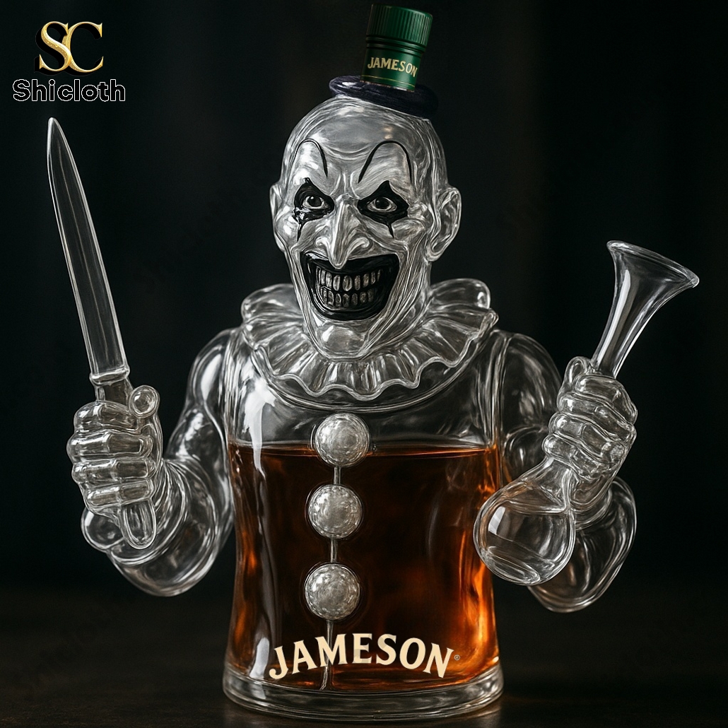 NEW Art the Clown Whiskey Bottle 3 NEW Art the Clown Whiskey Bottle - Image 3