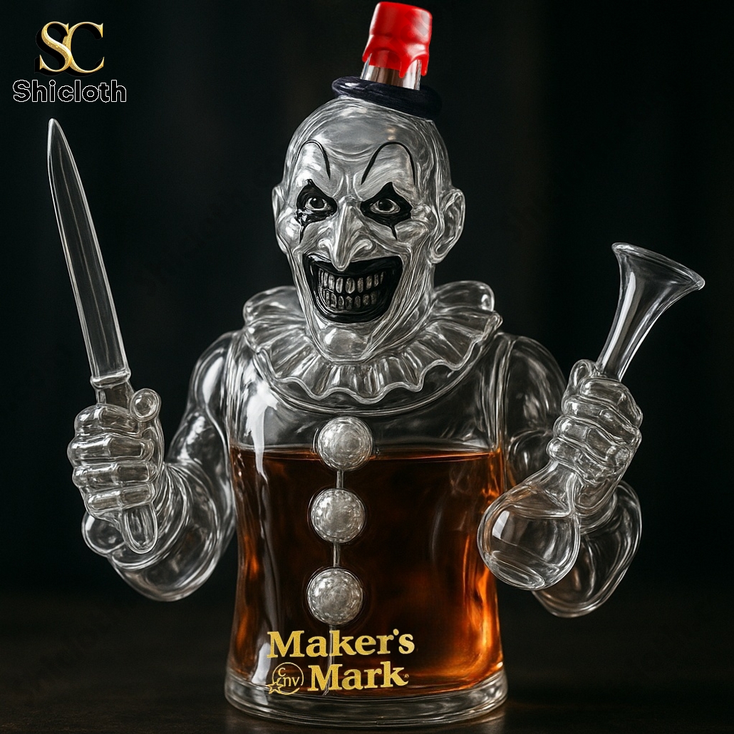 NEW Art the Clown Whiskey Bottle 4 NEW Art the Clown Whiskey Bottle - Image 4