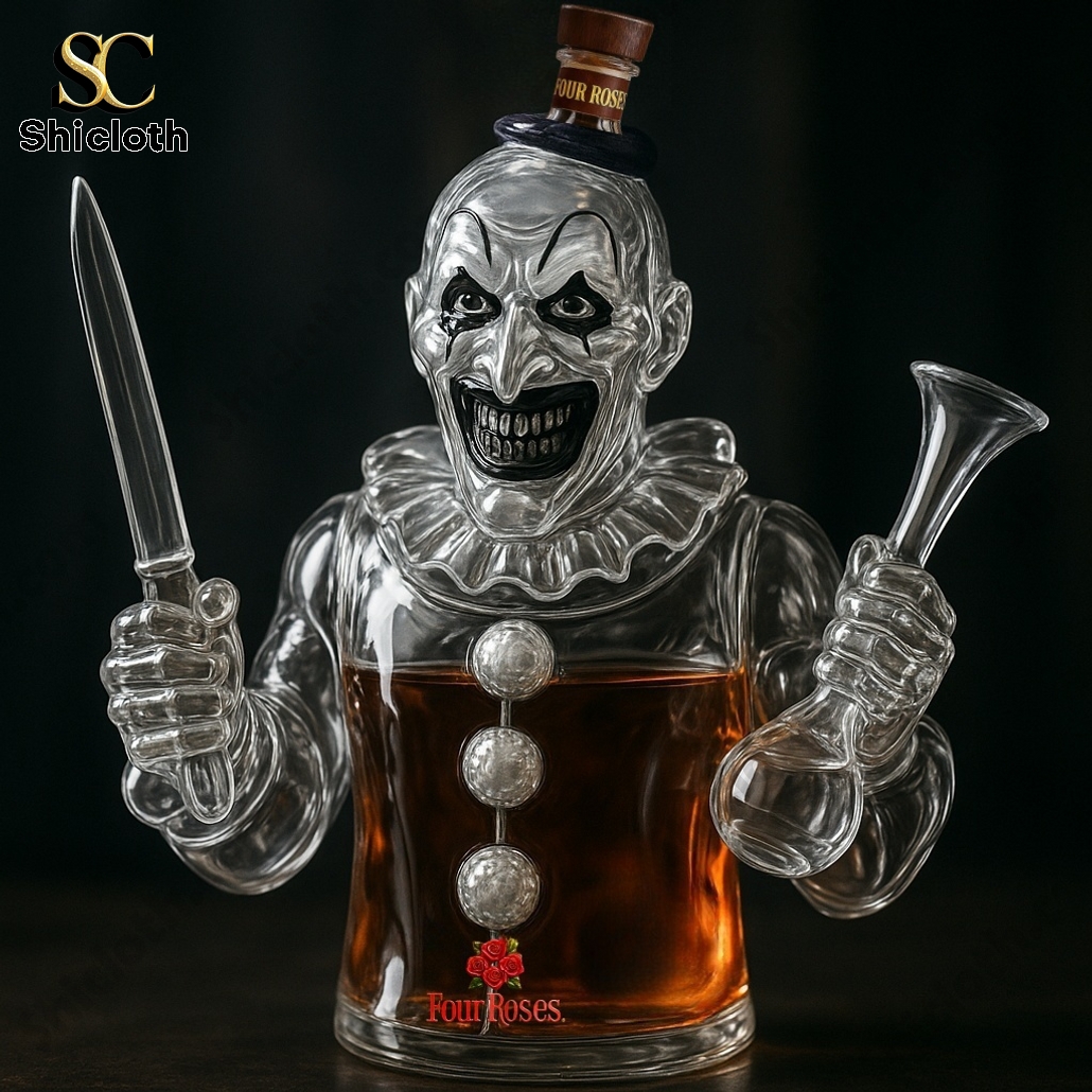 NEW Art the Clown Whiskey Bottle 6 NEW Art the Clown Whiskey Bottle - Image 6