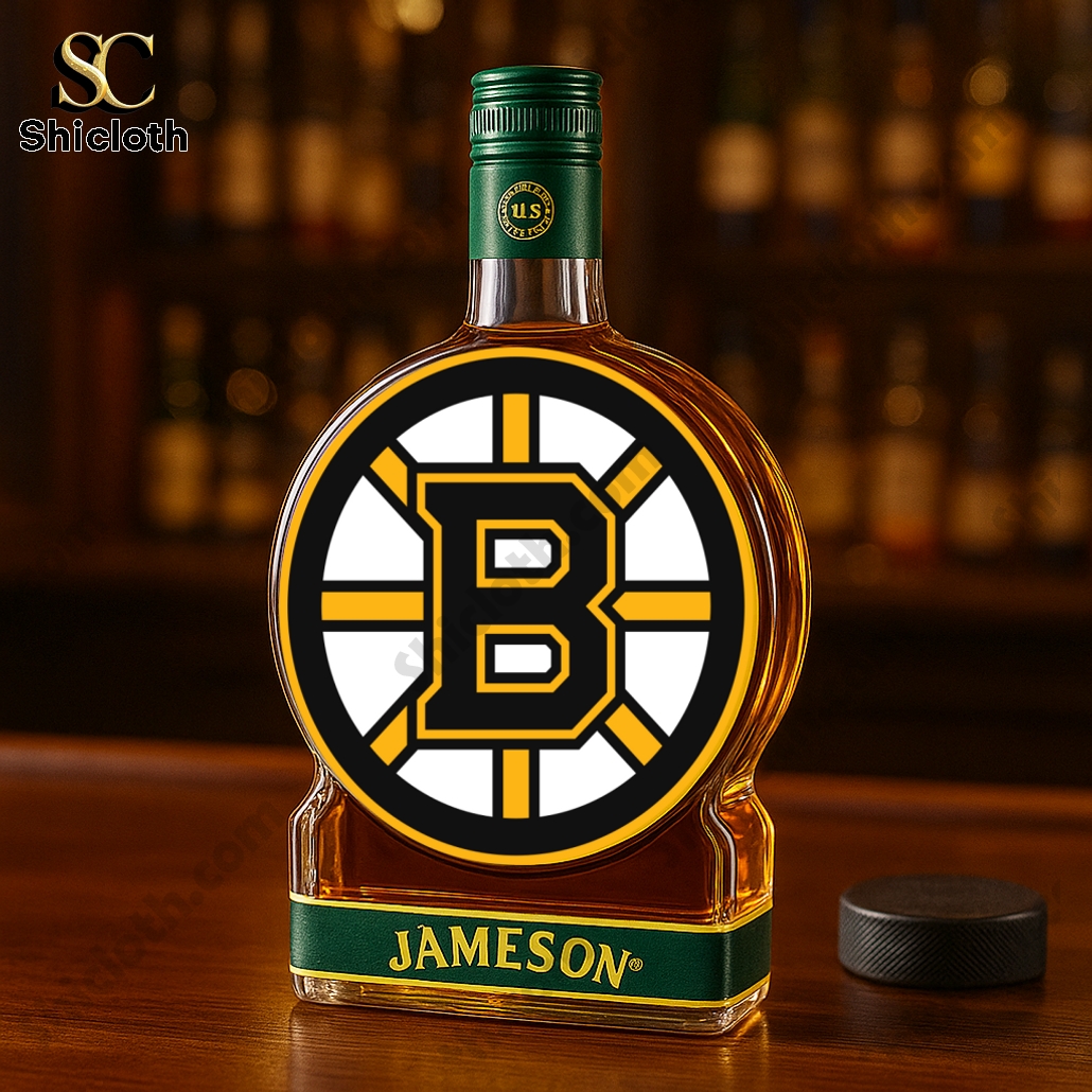 NEW Boston Bruins Whiskey Bottle 3 NEW Boston Bruins Whiskey Bottle - Image 3
