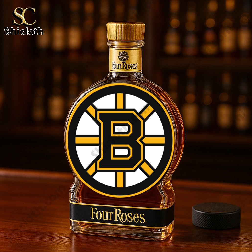 NEW Boston Bruins Whiskey Bottle 4 NEW Boston Bruins Whiskey Bottle - Image 4