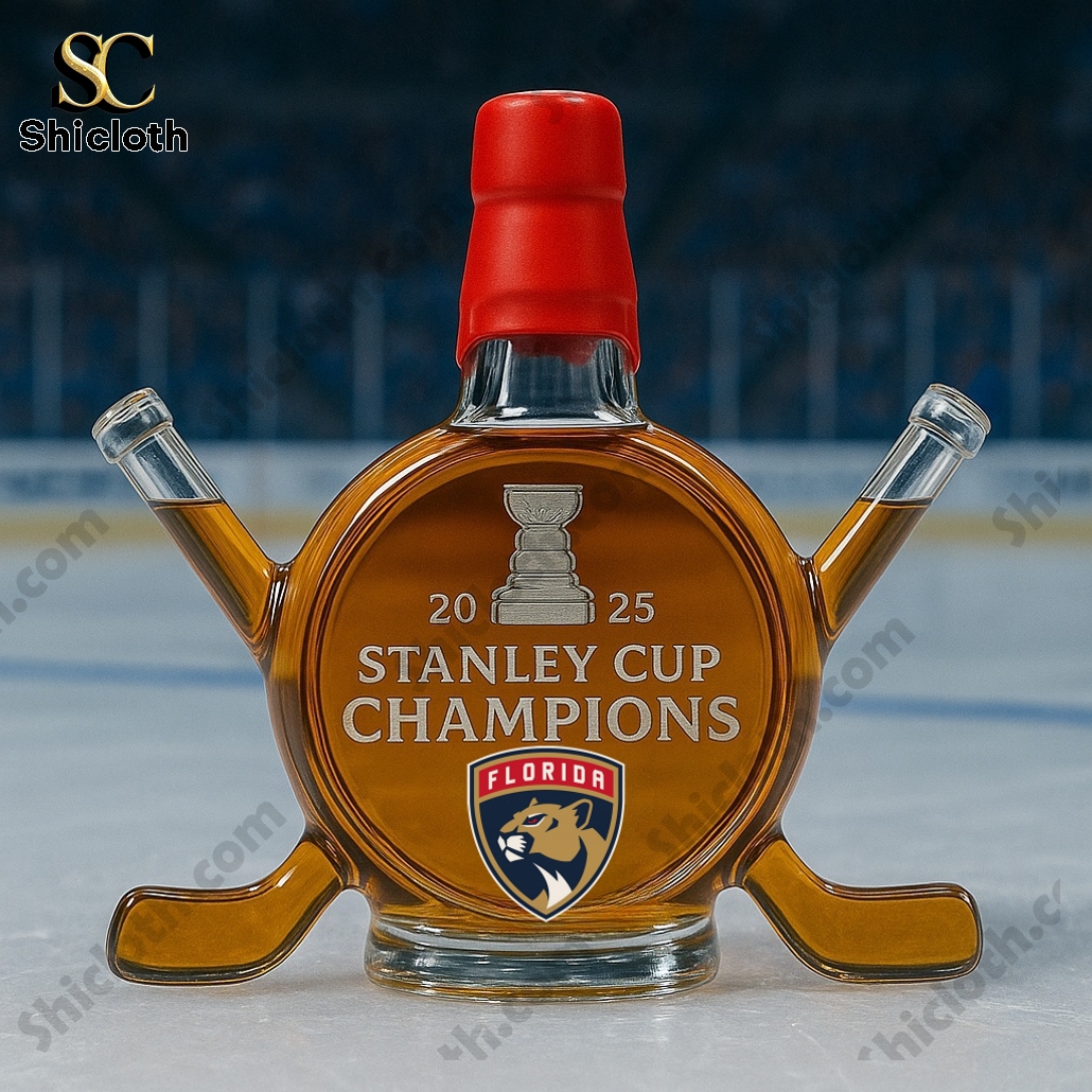 NEW Florida Panthers Champions 2025 Whiskey Bottle 5 NEW Florida Panthers Champions 2025 Whiskey Bottle - Image 5