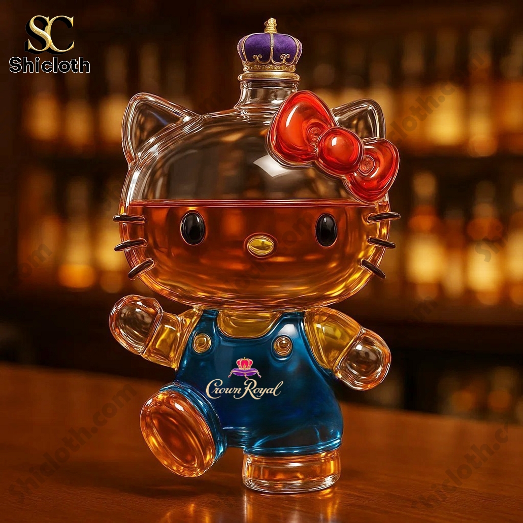 NEW Hello Kitty Whiskey Bottle