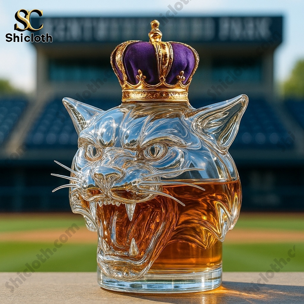 NEW Kentucky Wildcat Whiskey Bottle
