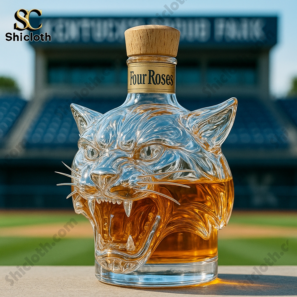 NEW Kentucky Wildcat Whiskey Bottle 5 NEW Kentucky Wildcat Whiskey Bottle - Image 5