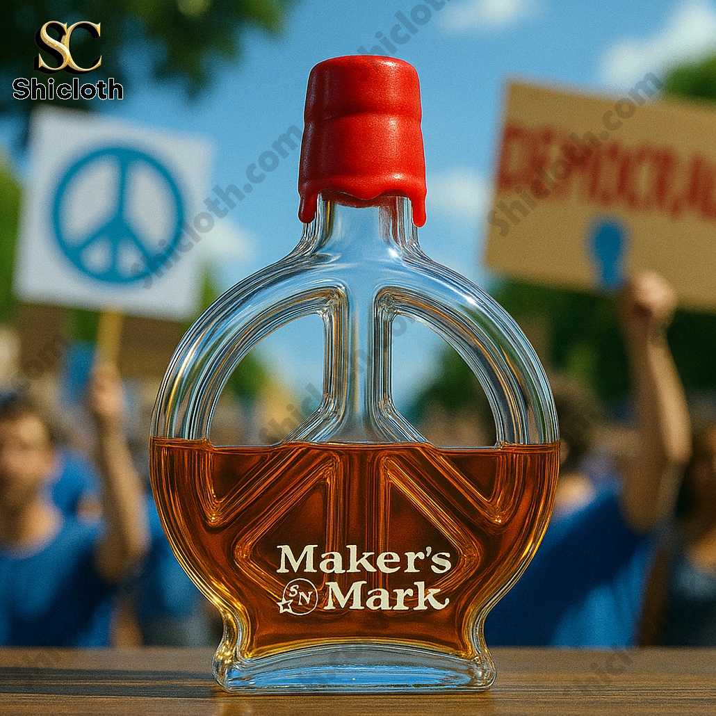 NEW Peace & Love Whiskey Bottle 4 NEW Peace & Love Whiskey Bottle - Image 4