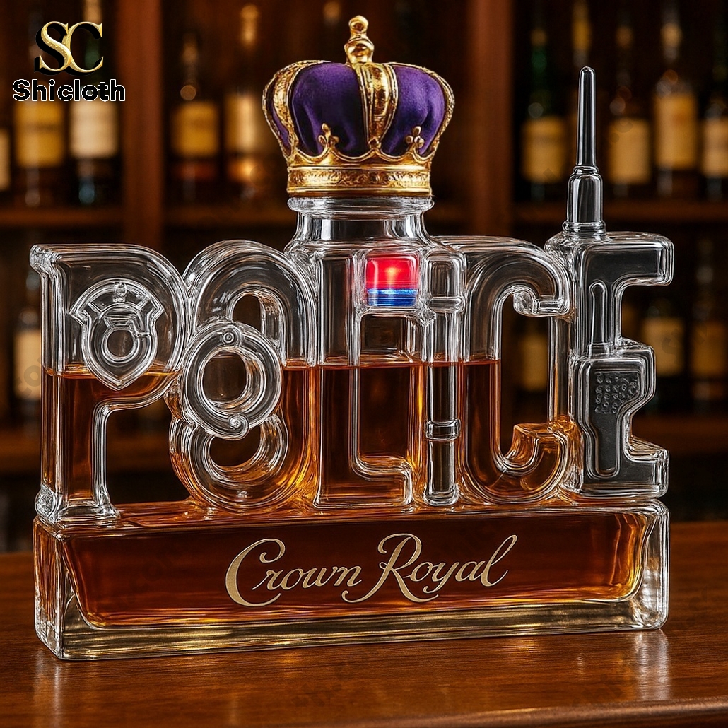 NEW POLICE Whiskey Bottle