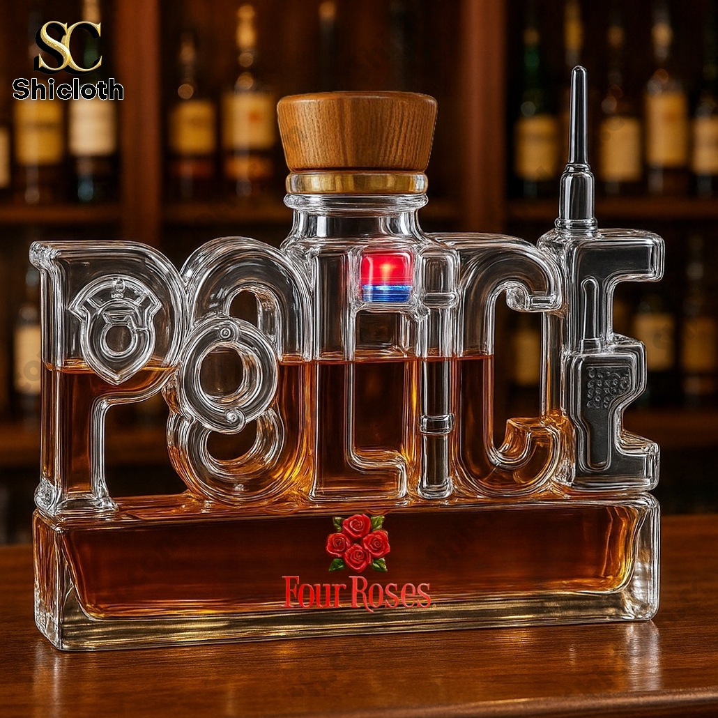 NEW POLICE Whiskey Bottle 6 NEW POLICE Whiskey Bottle - Image 6