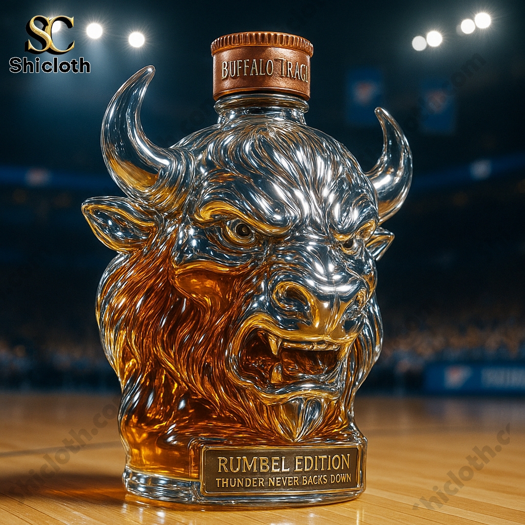 NEW Rumble the Bison Whiskey Bottle 3 NEW Rumble the Bison Whiskey Bottle - Image 3