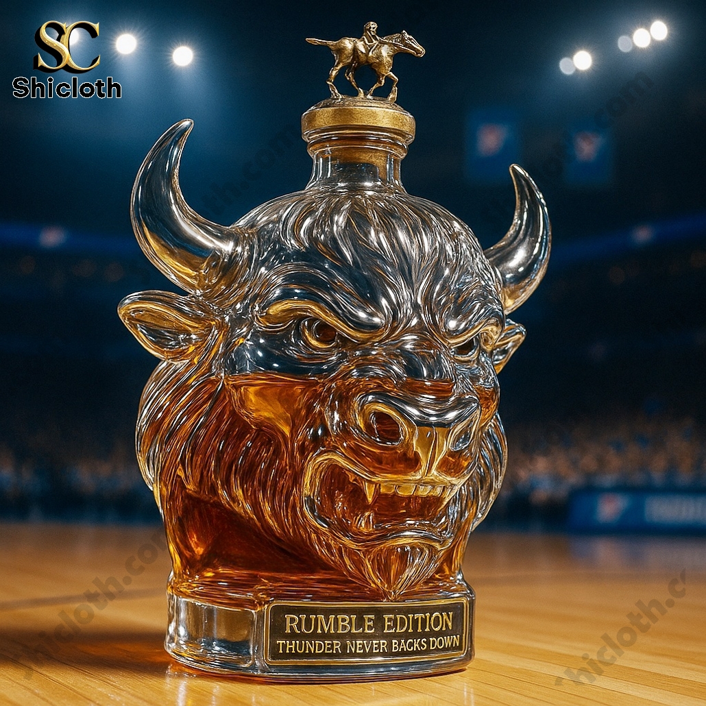 NEW Rumble the Bison Whiskey Bottle 4 NEW Rumble the Bison Whiskey Bottle - Image 4