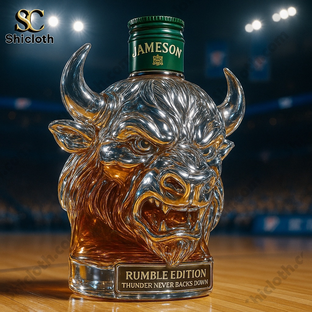 NEW Rumble the Bison Whiskey Bottle 6 NEW Rumble the Bison Whiskey Bottle - Image 6