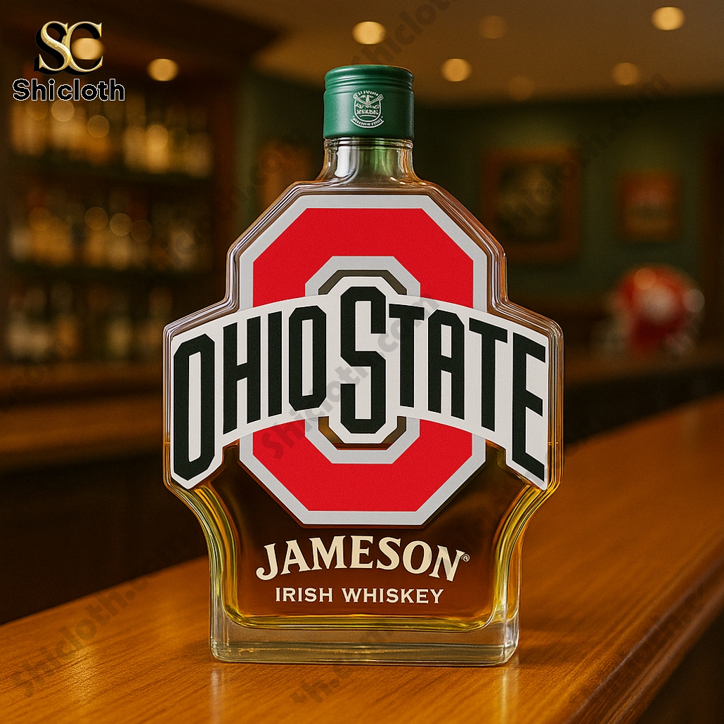 Ohio State University Crown Royal Whiskey Bottle 4 Ohio State University Crown Royal Whiskey Bottle - Image 4