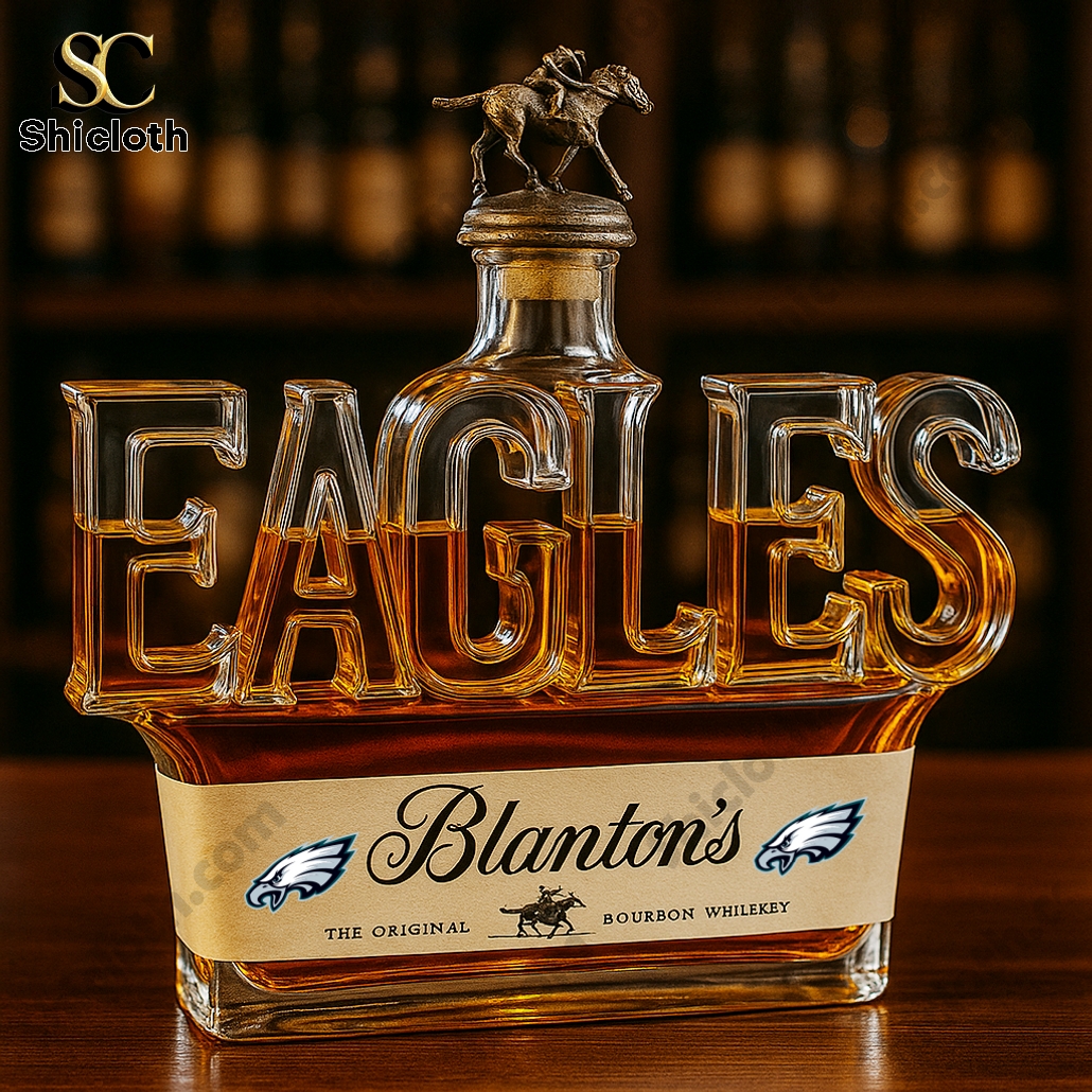 Philadelphia Eagles NFL Crown Royal Whiskey Bottle 3 Philadelphia Eagles NFL Crown Royal Whiskey Bottle - Image 3