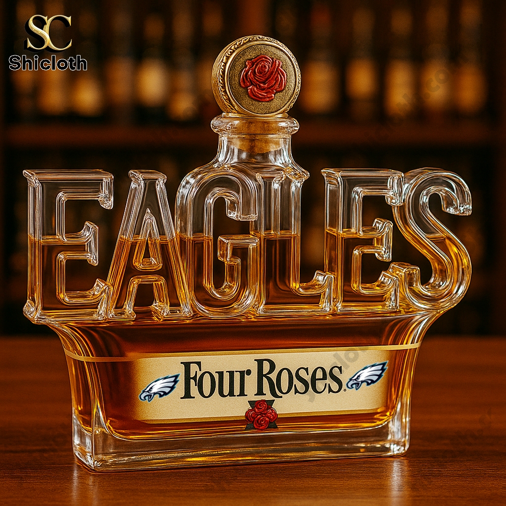 Philadelphia Eagles NFL Crown Royal Whiskey Bottle 6 Philadelphia Eagles NFL Crown Royal Whiskey Bottle - Image 6
