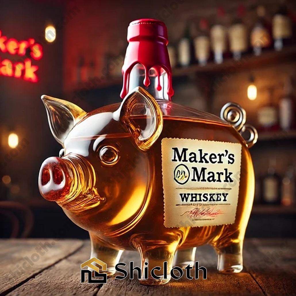 Pig Whiskey Bottle 3 Pig Whiskey Bottle - Image 3