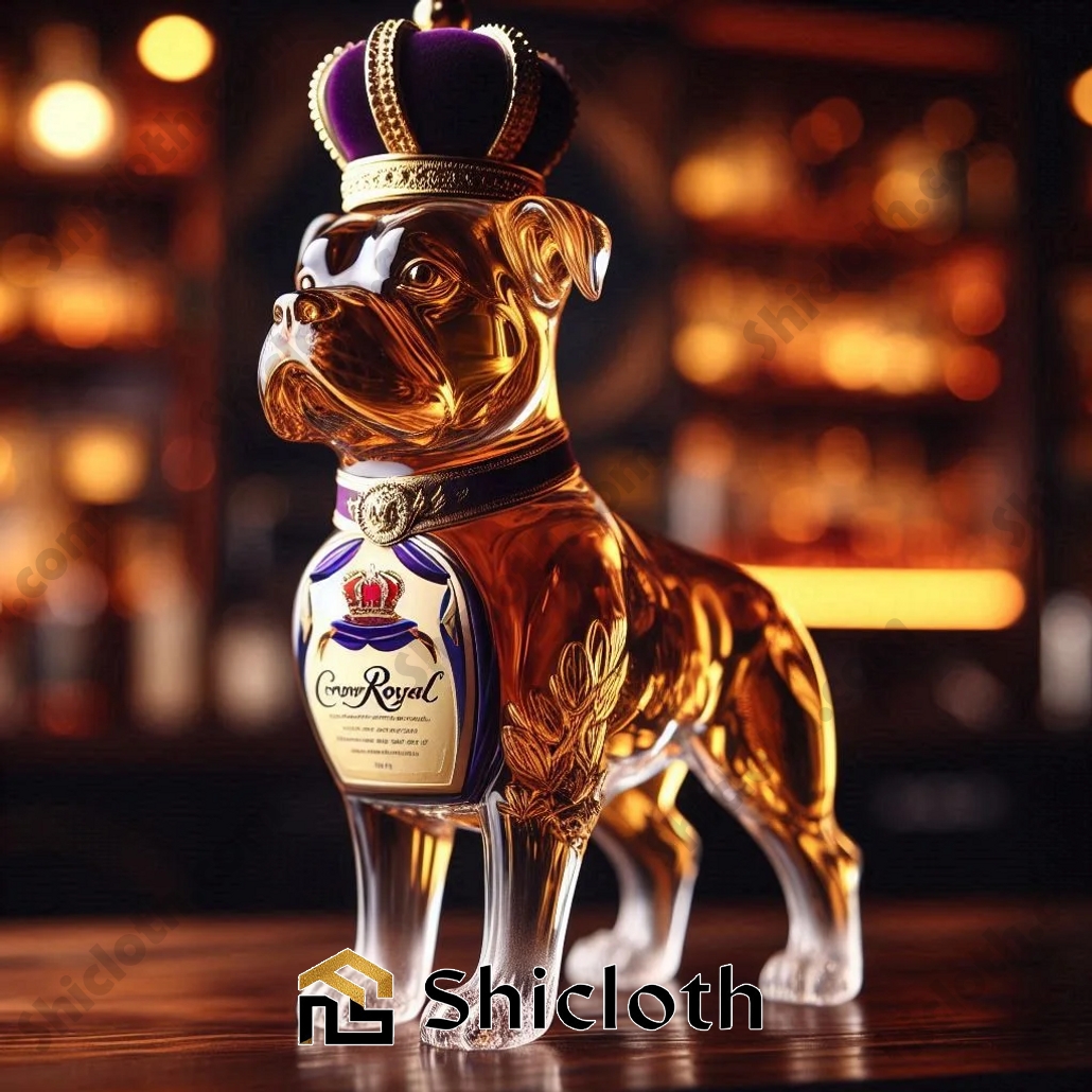 Pit Bull Whiskey Bottle