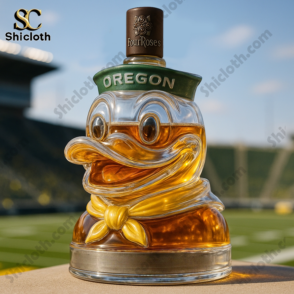University of Oregon Duck Whiskey Bottle 5 University of Oregon Duck Whiskey Bottle - Image 5