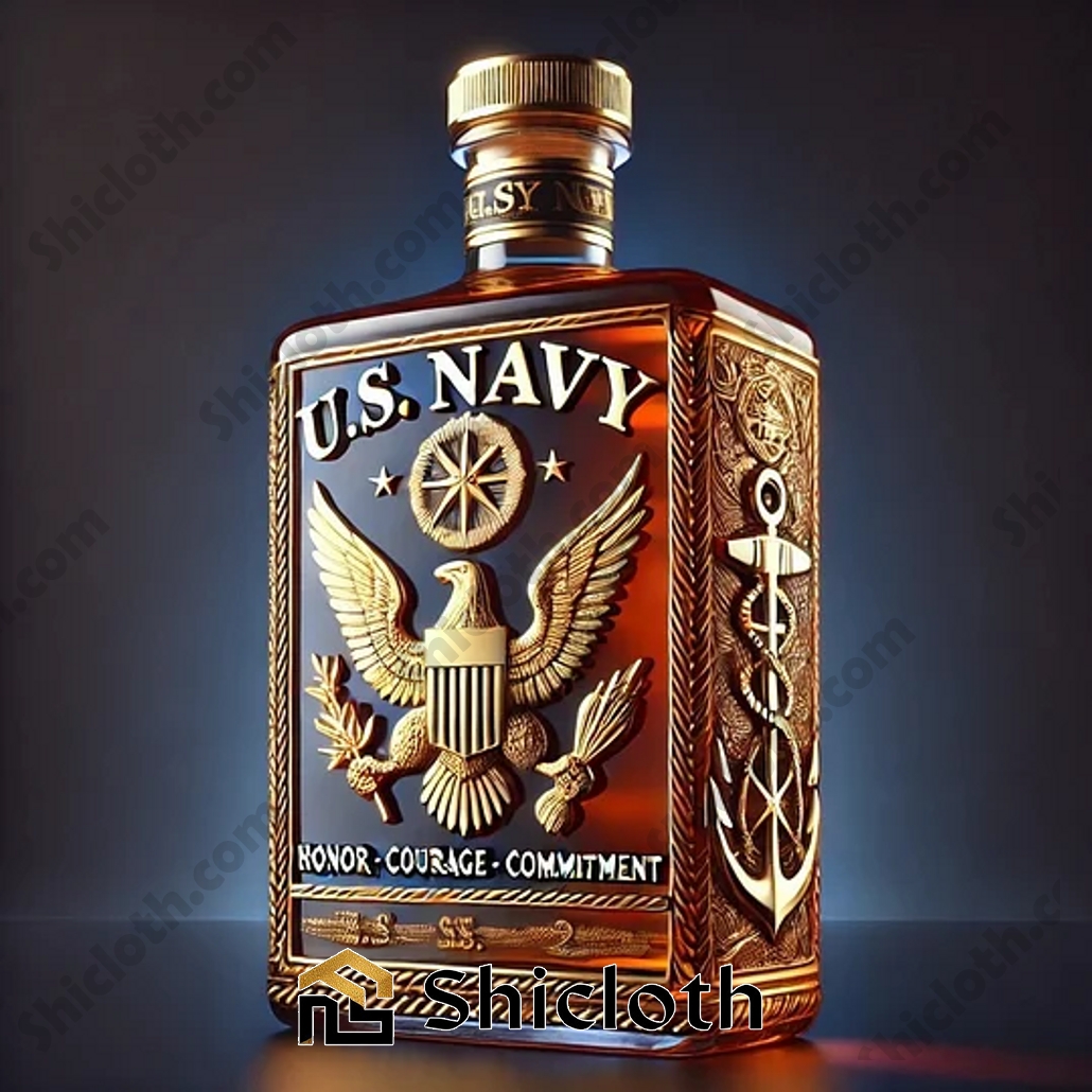 US Military Veteran Whiskey Bottle 3 US Military Veteran Whiskey Bottle - Image 3