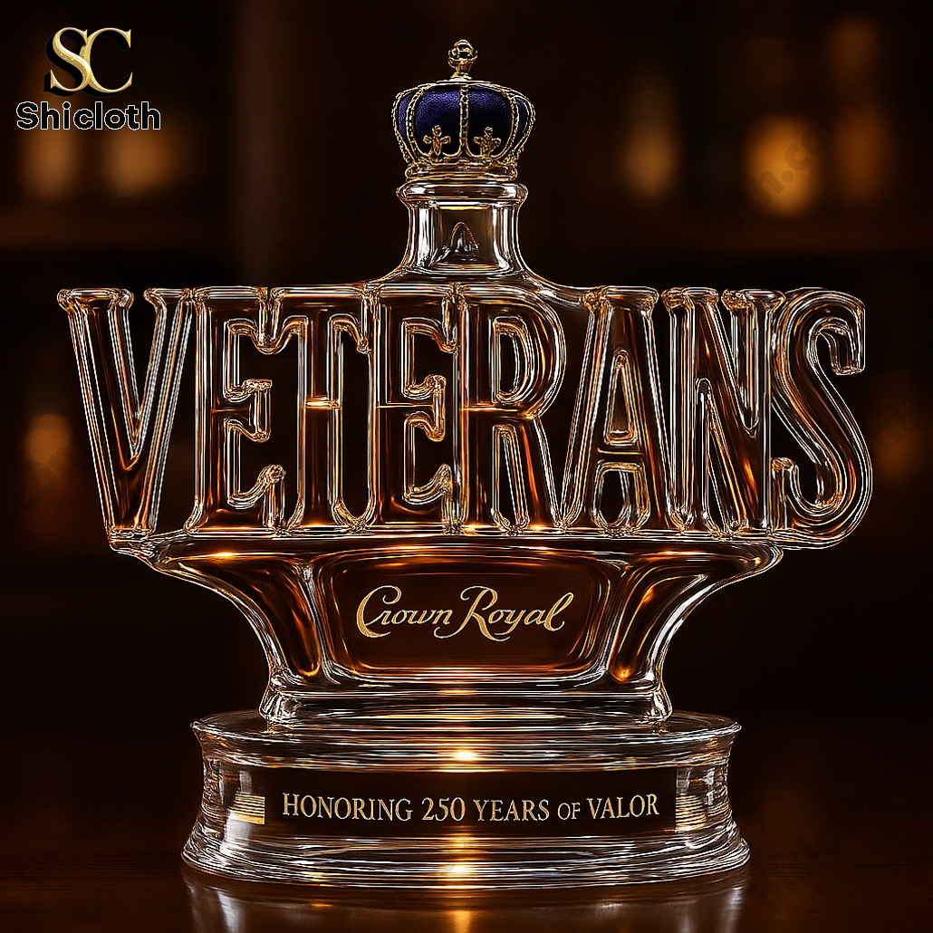 Veterans 250 Years Of Valor Whiskey Bottle