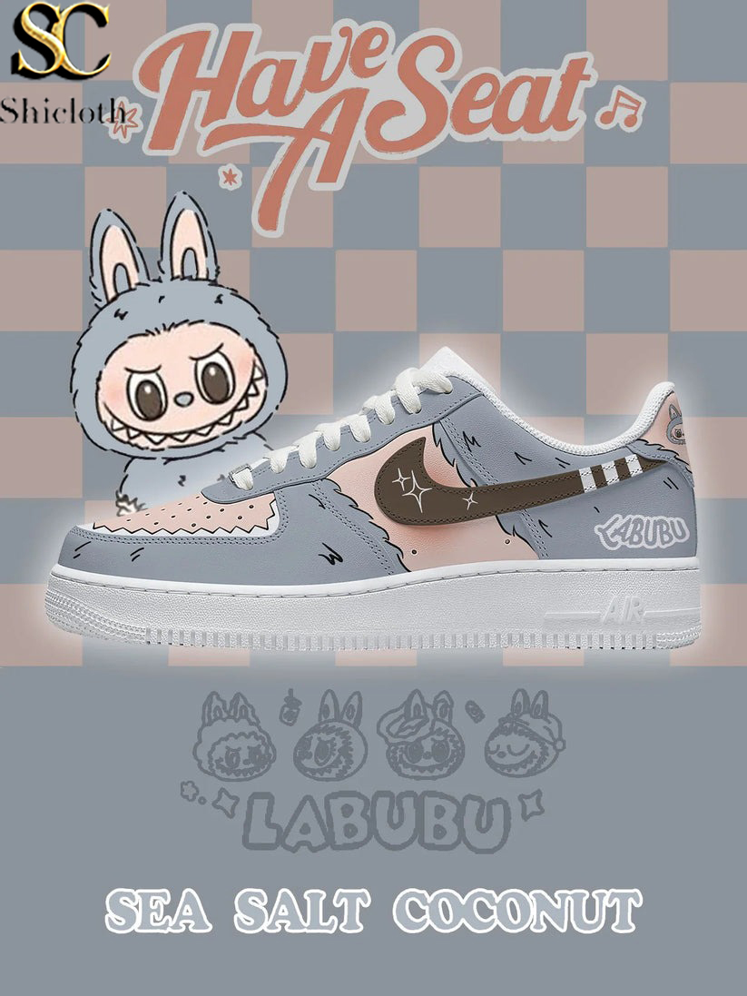 Labubu Sea Salt Coconut Air Force Shoes