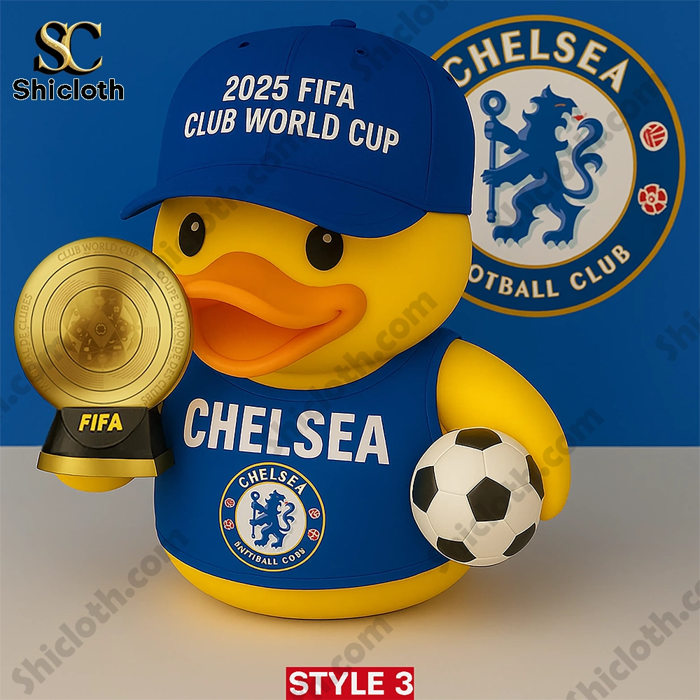 Chelsea FIFA Club World Cup 2025 Champions Duck Ornament 5 Chelsea FIFA Club World Cup 2025 Champions Duck Ornament - Image 5