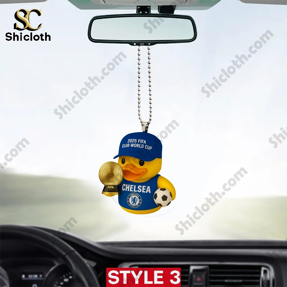 Chelsea FIFA Club World Cup 2025 Champions Duck Ornament 6 Chelsea FIFA Club World Cup 2025 Champions Duck Ornament - Image 6