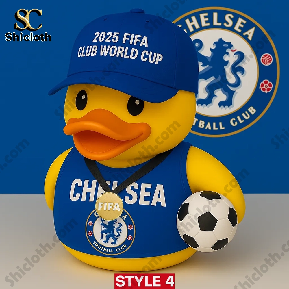 Chelsea FIFA Club World Cup 2025 Champions Duck Ornament 7 Chelsea FIFA Club World Cup 2025 Champions Duck Ornament - Image 7