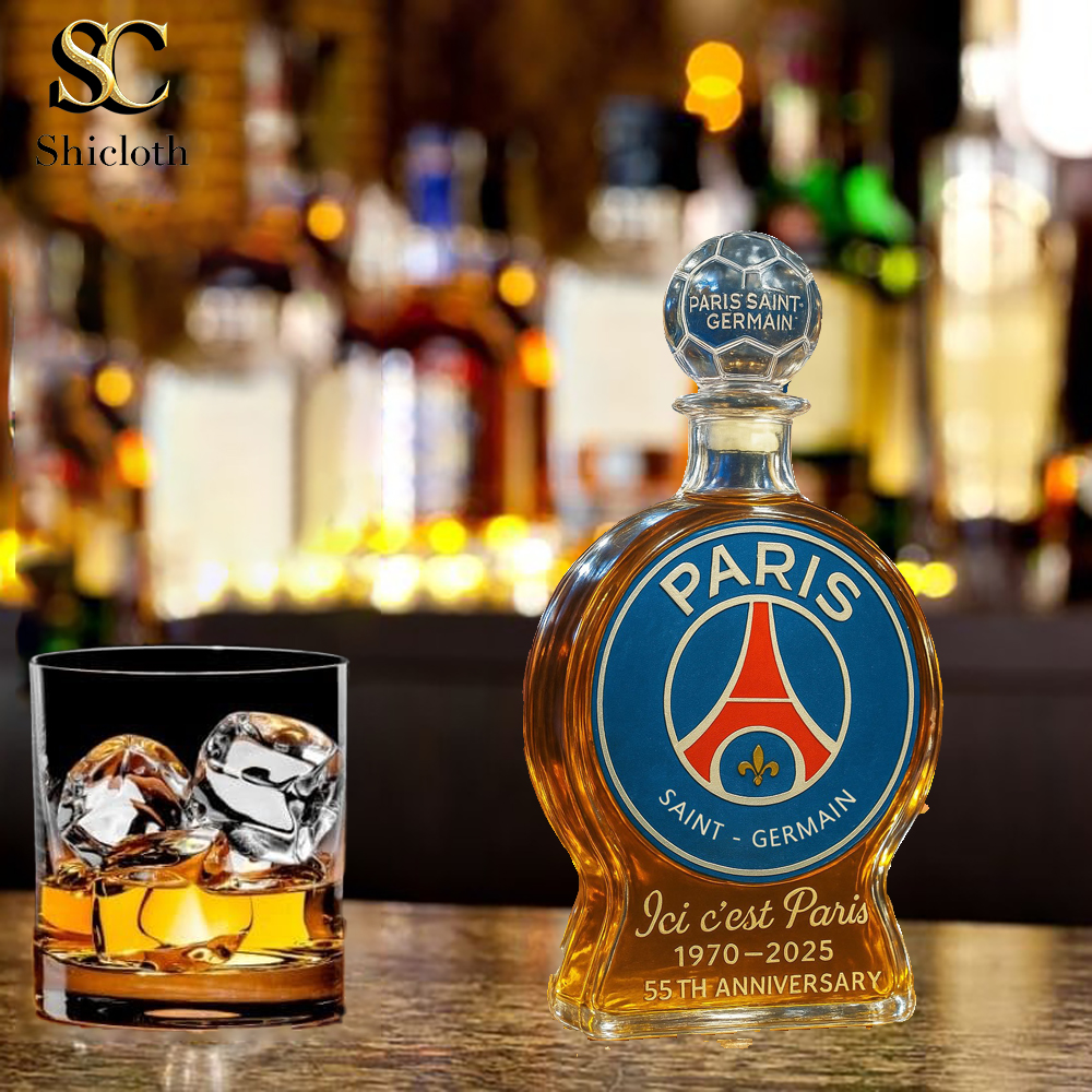 Paris Saint-Germain’s 55th Anniversary Whiskey Bottle