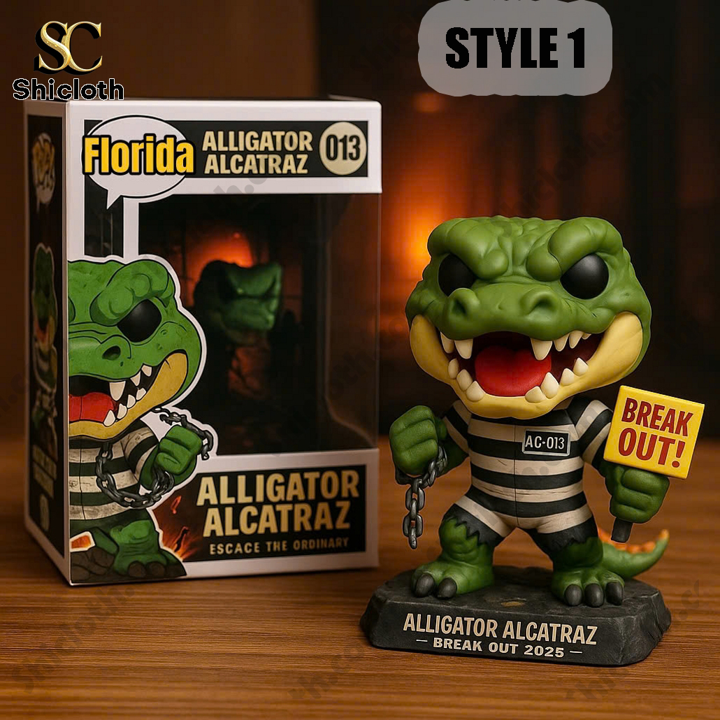 Alligator Alcatraz Breakout Pop Figure Doll