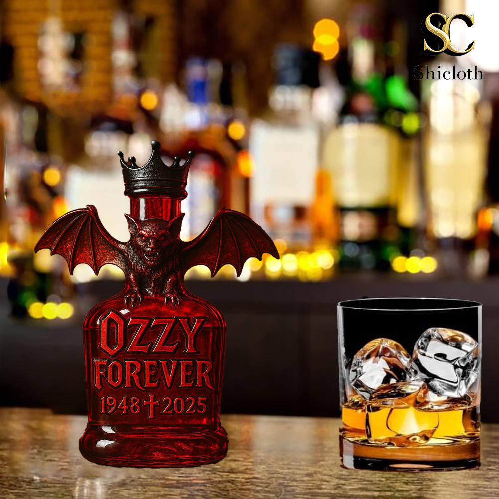 OZZY BLOOD BAT FOREVER Limited Edition Whiskey Decanter