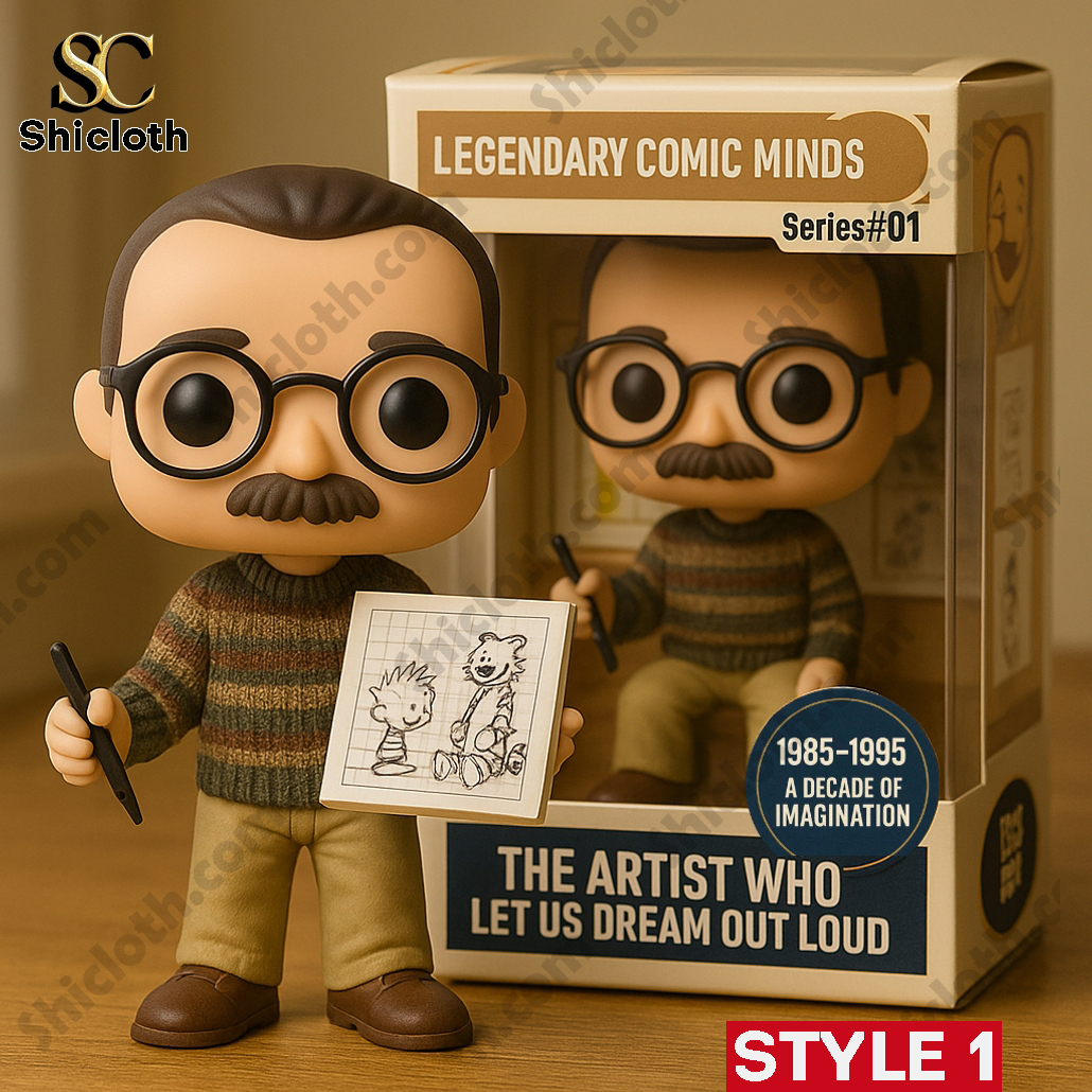 Bill Watterson Legendary Cartoonist Pop Figure Doll